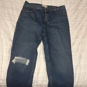 Abercrombie curve love ankle straight jeans